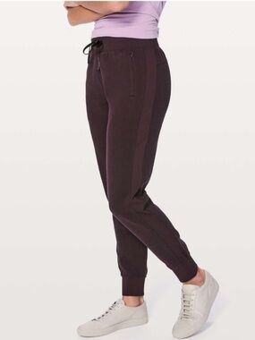 Lululemon Get Going Jogger 28.5" Black Cherry 6
